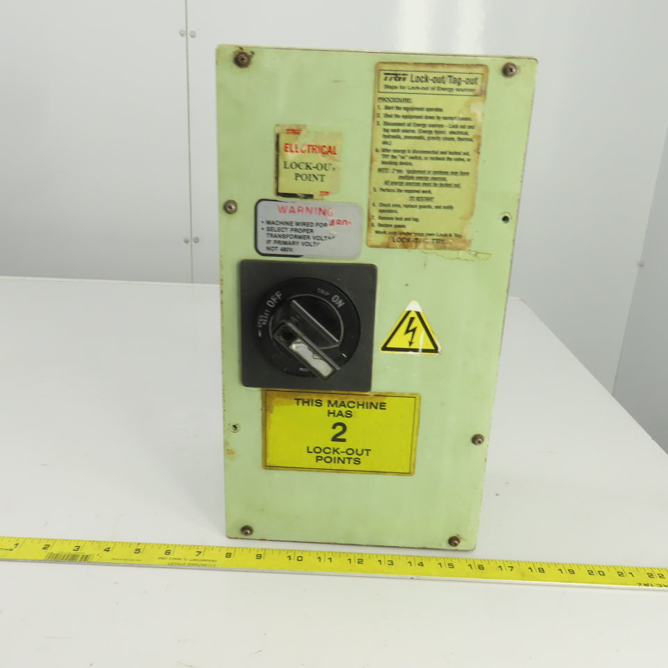 TRW Safety Trip Switch 480V From Okuma LB15 CNC Lathe