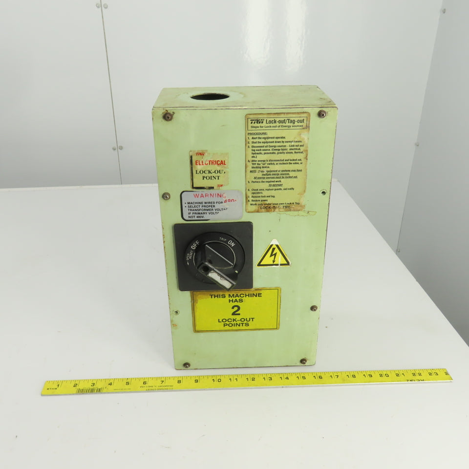 TRW Safety Trip Switch 480V From Okuma LB15 CNC Lathe