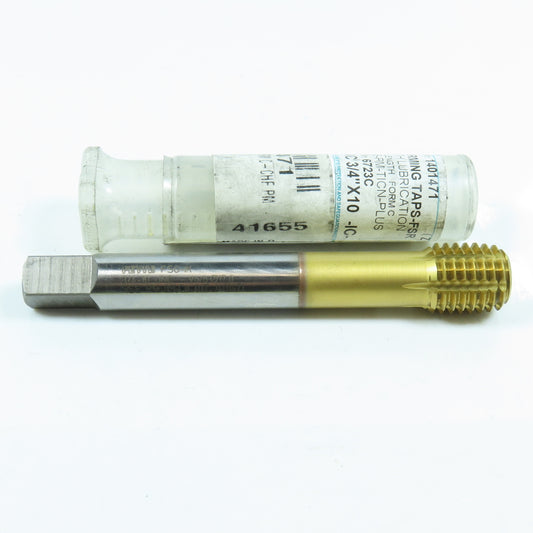 LMT Fette 140471 3/4"-10 Thread Forming Tap HSS TiN Coated Coolant Thru