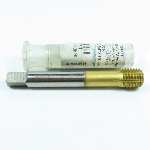 LMT Fette 140471 3/4"-10 Thread Forming Tap HSS TiN Coated Coolant Thru