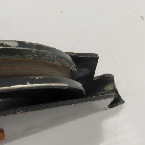 R & M Material Handling Single Wire Rope Hoist Pulley Sheave Snatch Block