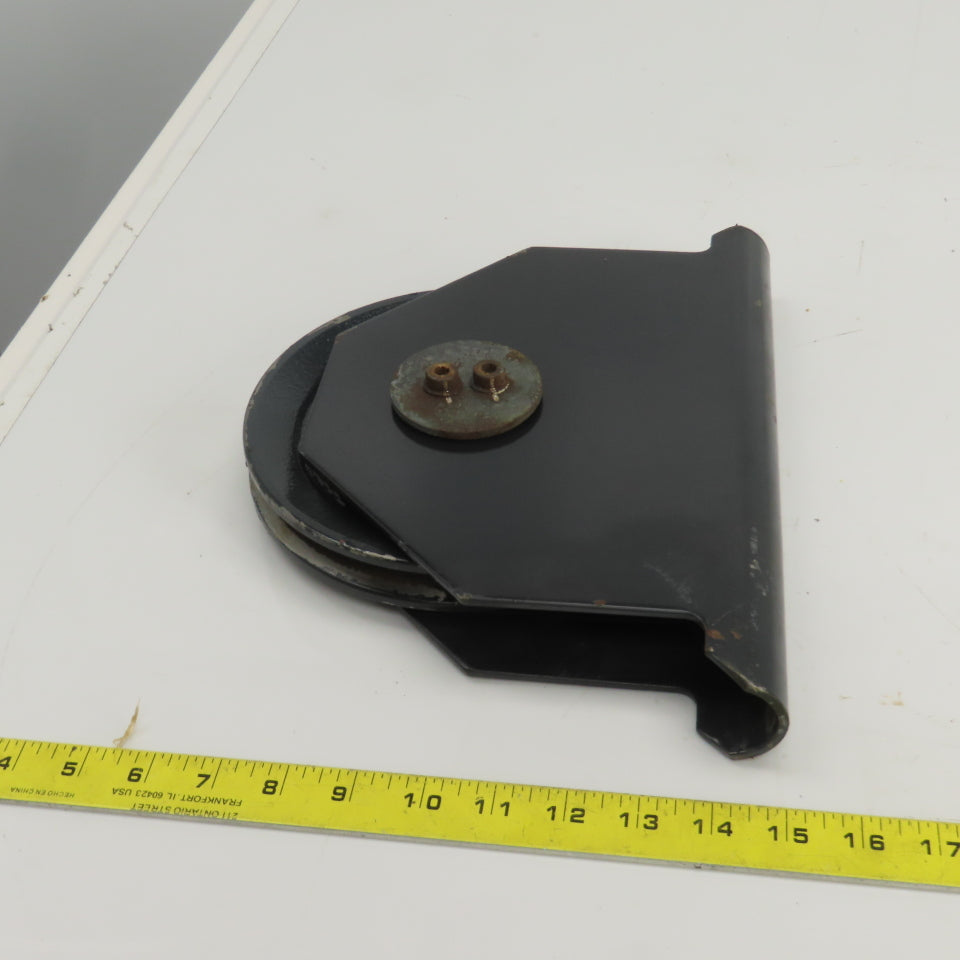 R & M Material Handling Single Wire Rope Hoist Pulley Sheave Snatch Block