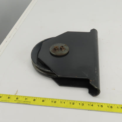 R & M Material Handling Single Wire Rope Hoist Pulley Sheave Snatch Block