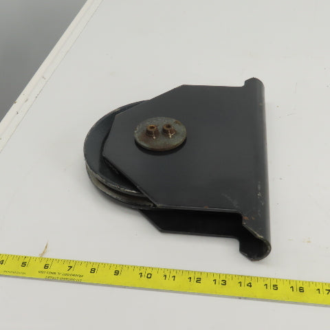 R & M Material Handling Single Wire Rope Hoist Pulley Sheave Snatch Block