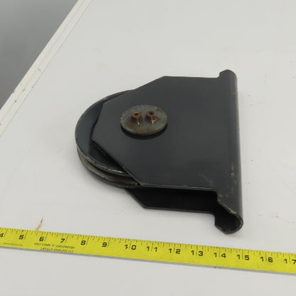 R & M Material Handling Single Wire Rope Hoist Pulley Sheave Snatch Block