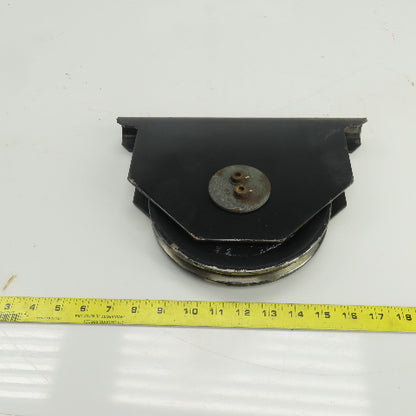 R & M Material Handling Single Wire Rope Hoist Pulley Sheave Snatch Block