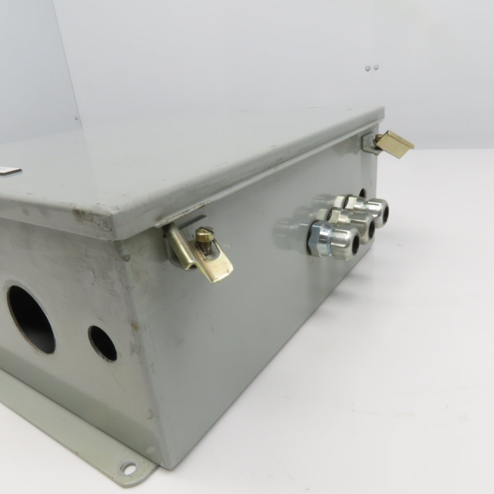 14" x 12" x 6" Electrical Enclosure W/ Cable Glands