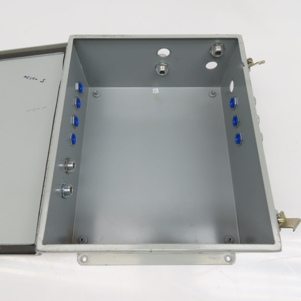 14" x 12" x 6" Electrical Enclosure W/ Cable Glands