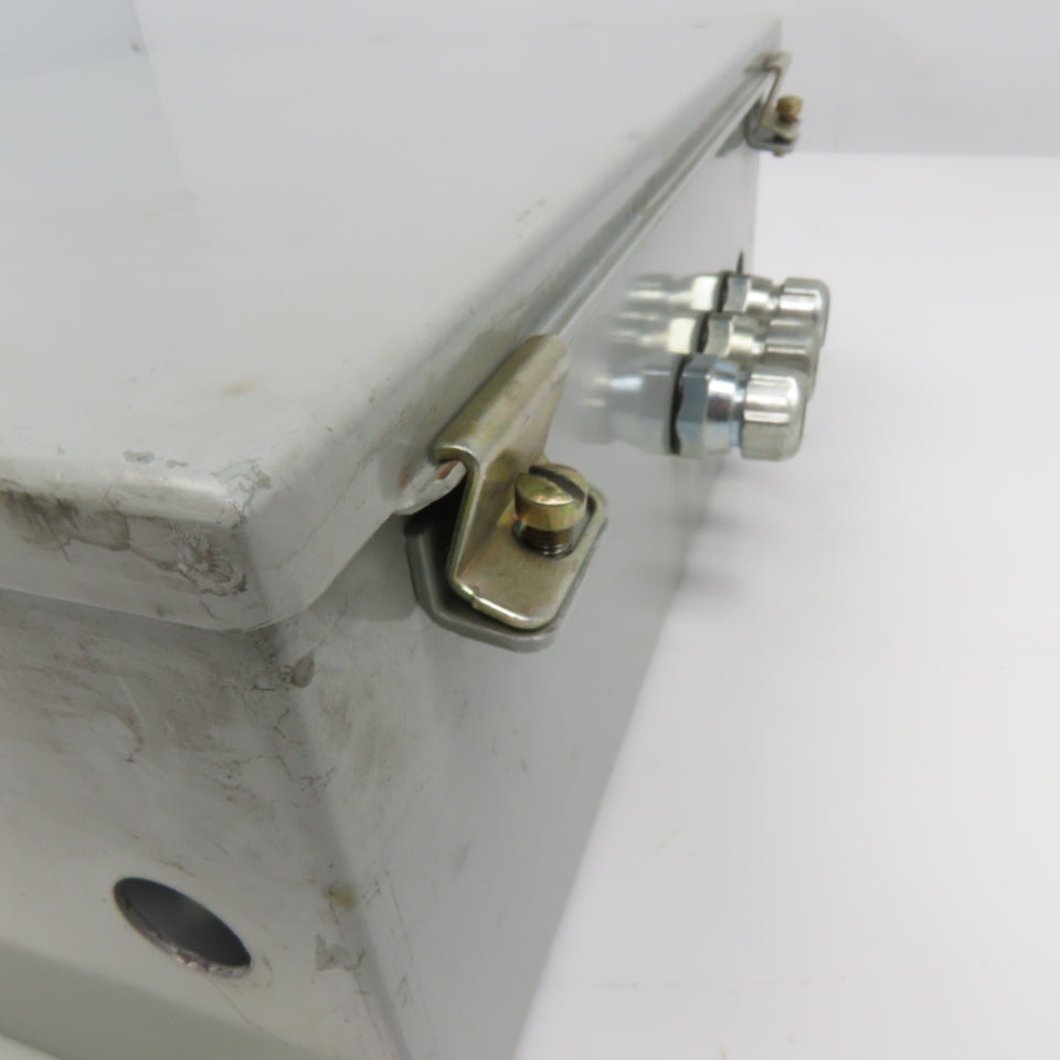 14" x 12" x 6" Electrical Enclosure W/ Cable Glands