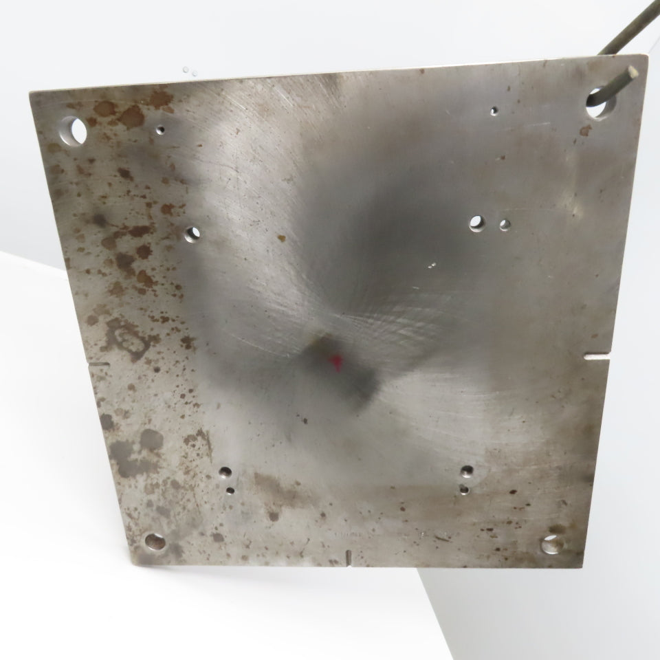 23-5/8" x 23-5/8" Machined Steel Fixture Set Up Jig Plate 1" Thick Hot Rolled