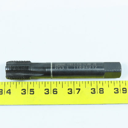 Guhring 7/8"-14 Plug Tap Straight 6 Flute HSS-E 1" Thread Length 4-15/16" OAL