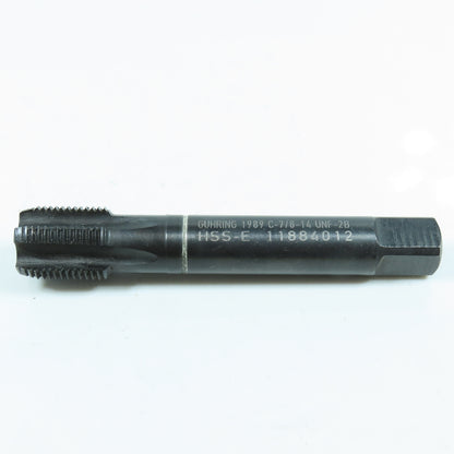 Guhring 7/8"-14 Plug Tap Straight 6 Flute HSS-E 1" Thread Length 4-15/16" OAL