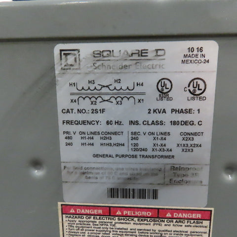 2"  Wide Belt Sander 480V W/ Starter Disconnect 120V Transformer