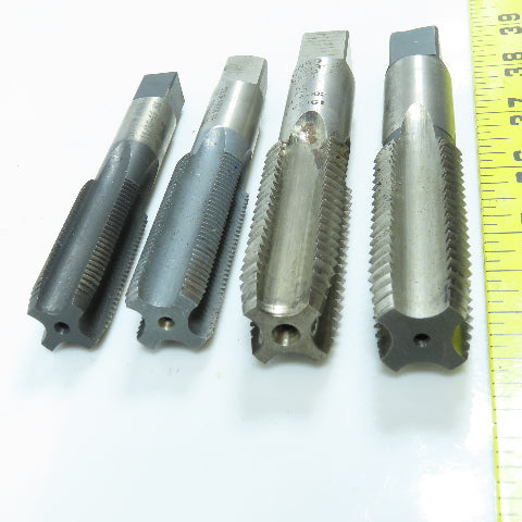 Misc. Plug Tap Straight 6 Flute 11/16"-16 To 7/8"-9 Lot of 4