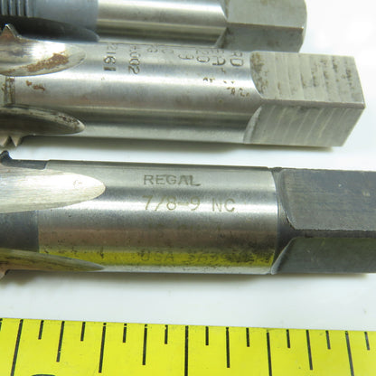 Misc. Plug Tap Straight 6 Flute 11/16"-16 To 7/8"-9 Lot of 4