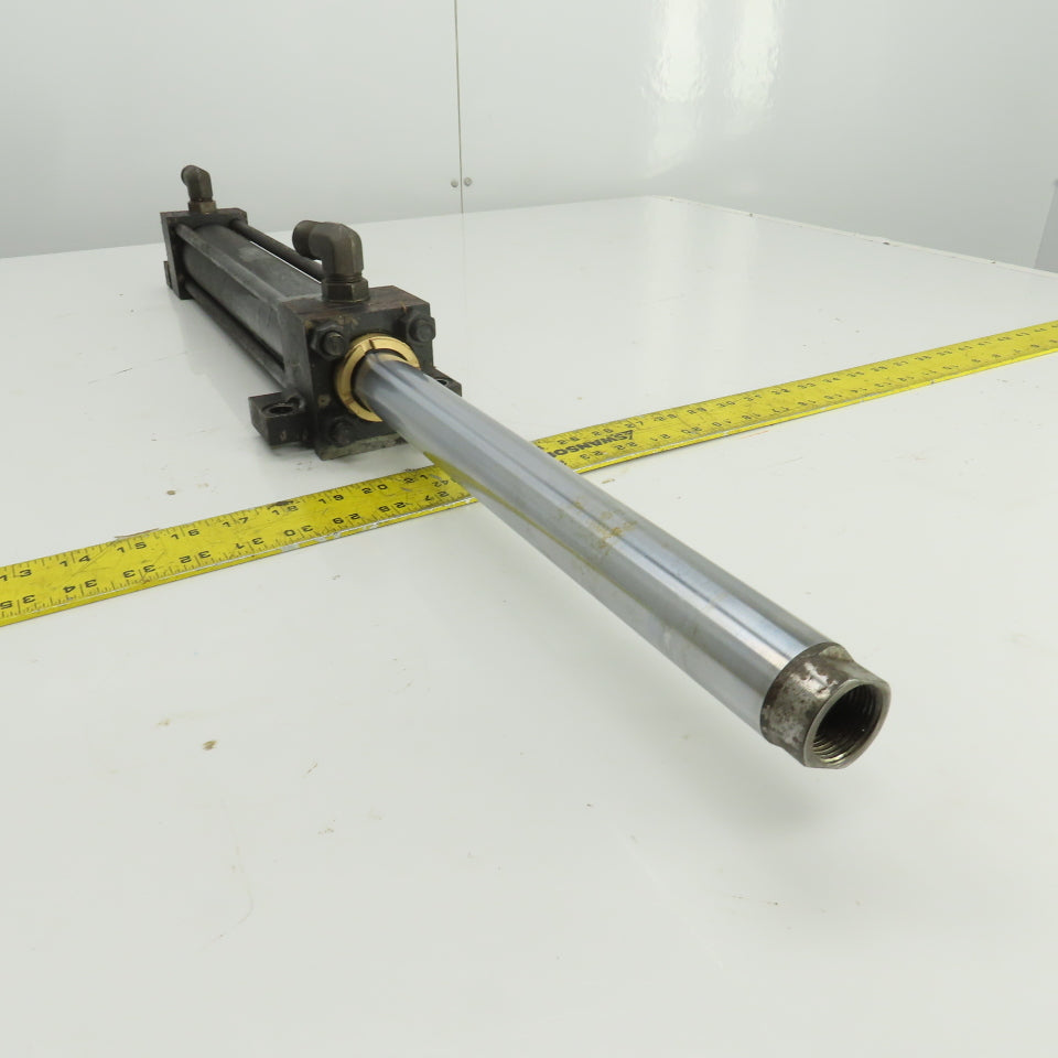 Parker Double Acting Hydraulic Cylinder 13" Stroke 2" Bore 1-3/8" Rod