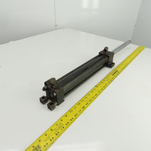 Parker Double Acting Hydraulic Cylinder 13" Stroke 2" Bore 1-3/8" Rod