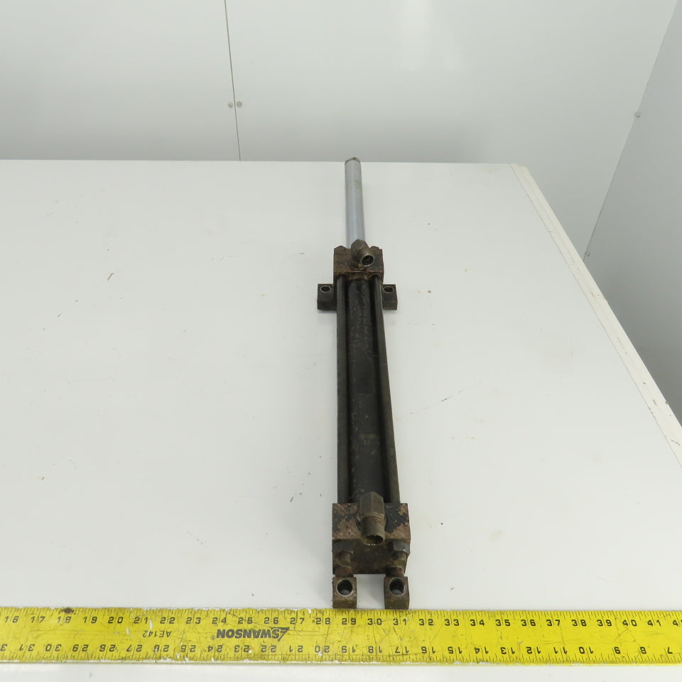 Parker Double Acting Hydraulic Cylinder 13" Stroke 2" Bore 1-3/8" Rod