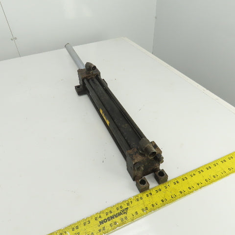 Parker Double Acting Hydraulic Cylinder 13" Stroke 2" Bore 1-3/8" Rod