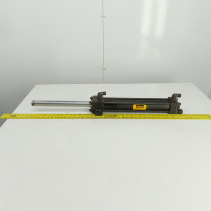 Parker Double Acting Hydraulic Cylinder 13" Stroke 2" Bore 1-3/8" Rod