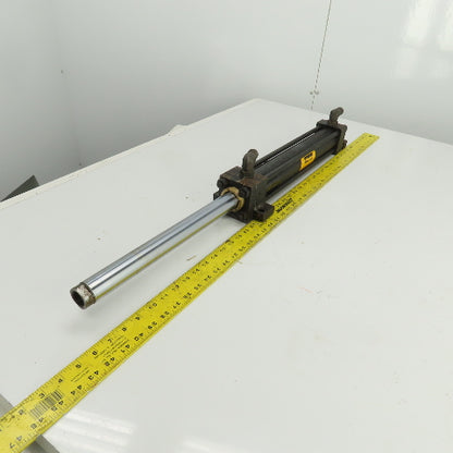 Parker Double Acting Hydraulic Cylinder 13" Stroke 2" Bore 1-3/8" Rod