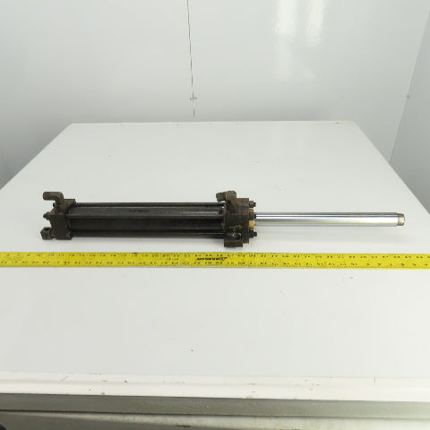 Parker Double Acting Hydraulic Cylinder 13" Stroke 2" Bore 1-3/8" Rod