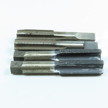Misc. Plug Tap Straight 3 & 6 Flute 3/4"-32 Lot of 4