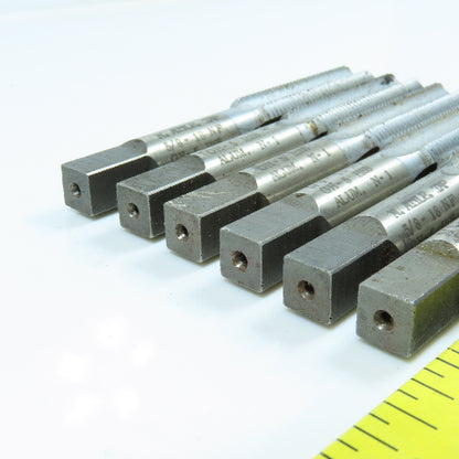 North Attleboro 5/8"-18 NF Bottoming Tap Straight 4 Flute 3-13/16" OAL Lot of 6