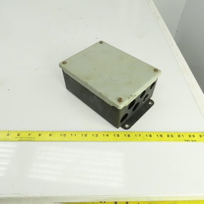 Hoffman A-806SC 8" x 6" x 3-1/2" Electrical Junction Box Screw Cover Type 12&13