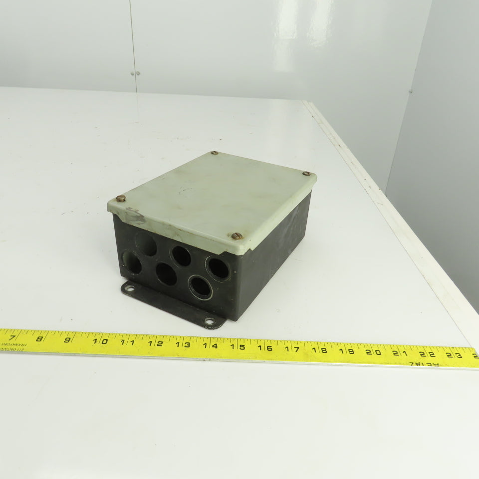 Hoffman A-806SC 8" x 6" x 3-1/2" Electrical Junction Box Screw Cover Type 12&13