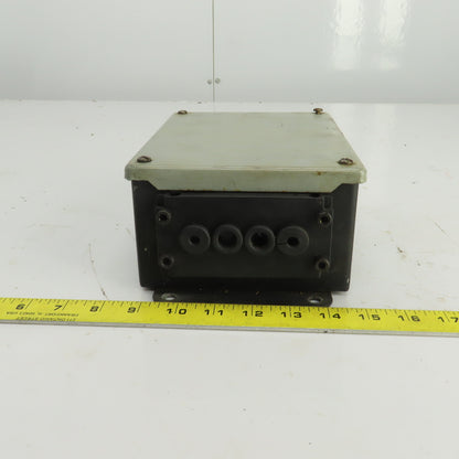 Hoffman A-806SC 8" x 6" x 3-1/2" Electrical Junction Box Screw Cover Type 12&13