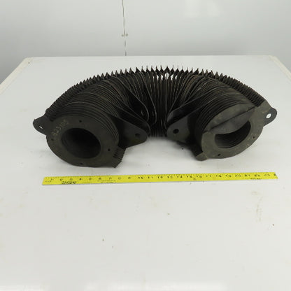 Cincinnati 3-3/4" ID x 72" L  Accordion Style Way Cover Bellows