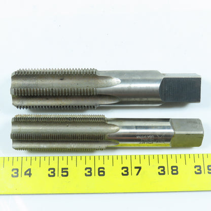 Misc. Plug Tap Straight 6 Flute 1"-14 & 13/16"-12 Lot of 2