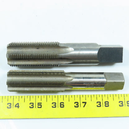 Misc. Plug Tap Straight 6 Flute 1"-14 & 13/16"-12 Lot of 2