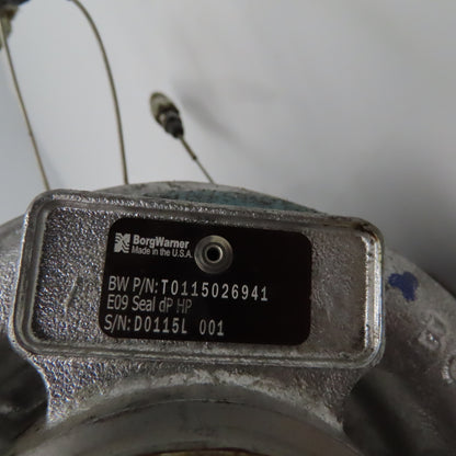 Borg Warner T0115026941 Turbo Charger Modified Parts Or Repairs