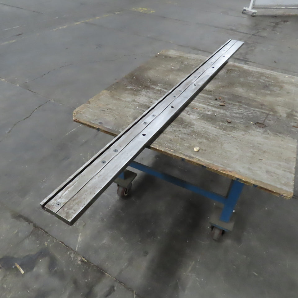 Press Brake Lower Die Holder 84-3/8" L x 5" W 5/8" T-Slot