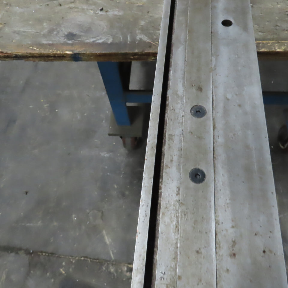 Press Brake Lower Die Holder 84-3/8" L x 5" W 5/8" T-Slot