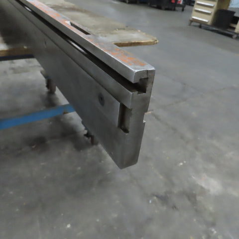 Press Brake Lower Die Holder 84-3/8" L x 5" W 5/8" T-Slot
