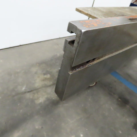Press Brake Lower Die Holder 84-3/8" L x 5" W 5/8" T-Slot