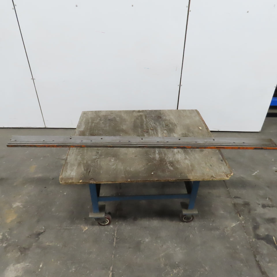 Press Brake Lower Die Holder 84-3/8" L x 5" W 5/8" T-Slot