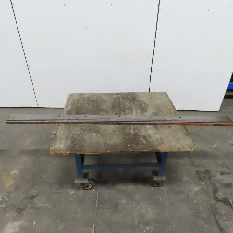 Press Brake Lower Die Holder 84-3/8" L x 5" W 5/8" T-Slot