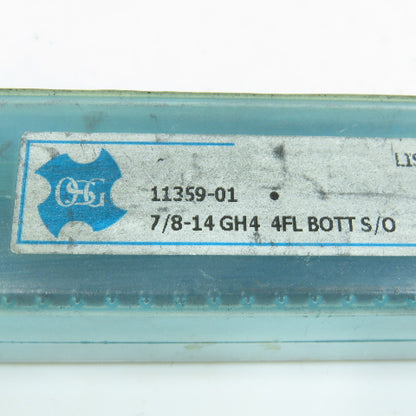 OSG 11359-01 7/8"-14  Bottoming Tap Straight 4 Flute GH4
