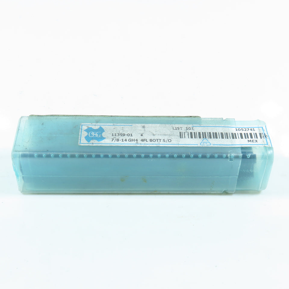 OSG 11359-01 7/8"-14  Bottoming Tap Straight 4 Flute GH4