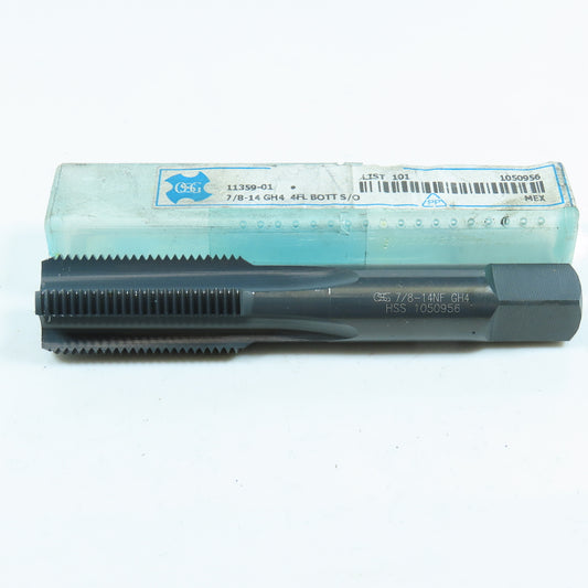 OSG 11359-01 7/8"-14  Bottoming Tap Straight 4 Flute GH4
