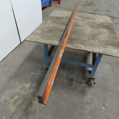 Press Brake Upper Die Holder 84" L x 3-1/2" W