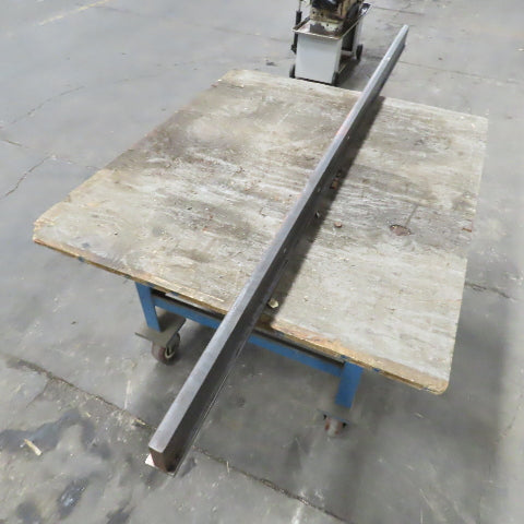 Press Brake Upper Die Holder 84" L x 3-1/2" W