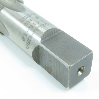 Widell 1-1/16"-12 Bottoming Tap 4 Flute  4" OAL 1-1/2" Thread Length