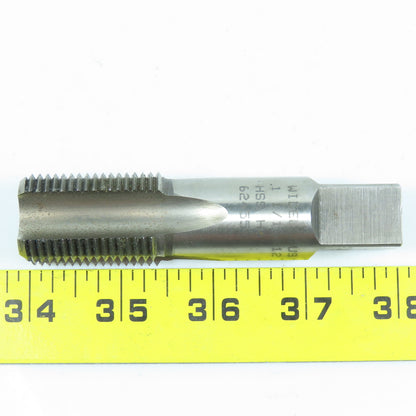 Widell 1-1/16"-12 Bottoming Tap 4 Flute  4" OAL 1-1/2" Thread Length