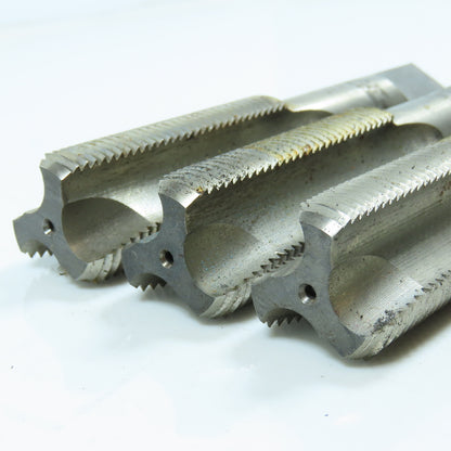1"-12 Bottoming Tap Straight 3 Flute  5-1/8" OAL 2-1/2" Thread Length Lot of 3