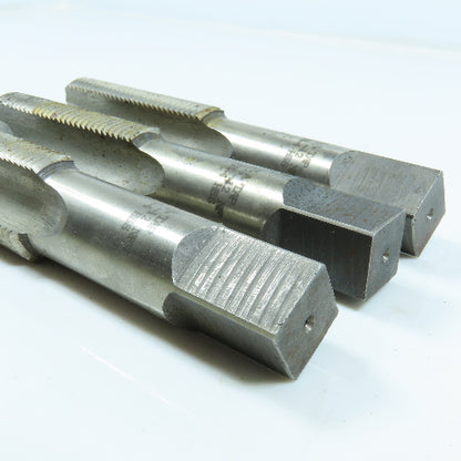 1"-12 Bottoming Tap Straight 3 Flute  5-1/8" OAL 2-1/2" Thread Length Lot of 3